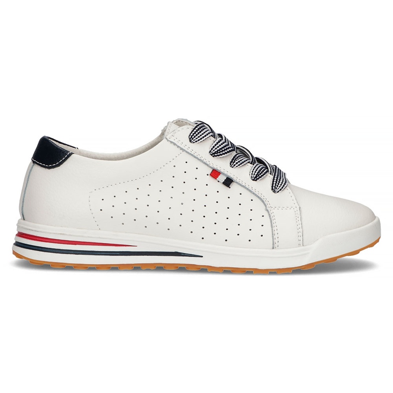Sapatos de couro Filippo DP3509 / 22 Wh branco