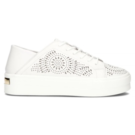 Sapatos de couro FILIPPO DP3529 / 22 Wh branco