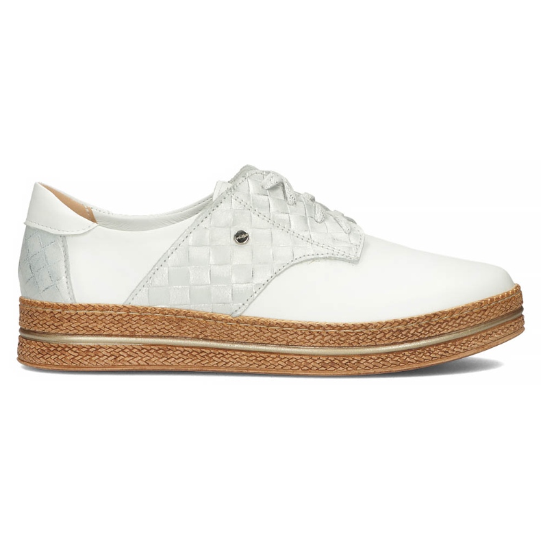 Sapatos de couro Filippo 10123 branco