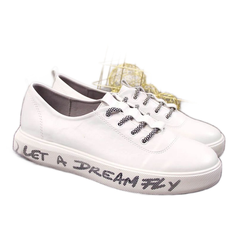 Tênis esportivo na plataforma S. Barski W OLI145 branco