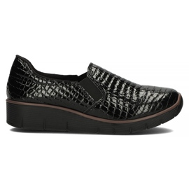 Sapatos de couro Filippo DP3616 / 22 Bk preto