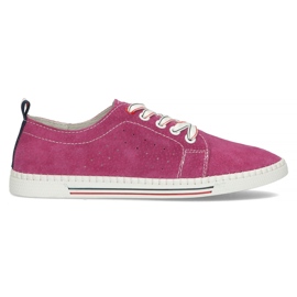 Sapatos de couro Filippo DP3507 / 22 Fh fúcsia rosa Sapatos de couro Filippo DP3507 / 22 Fh fúcsia rosa