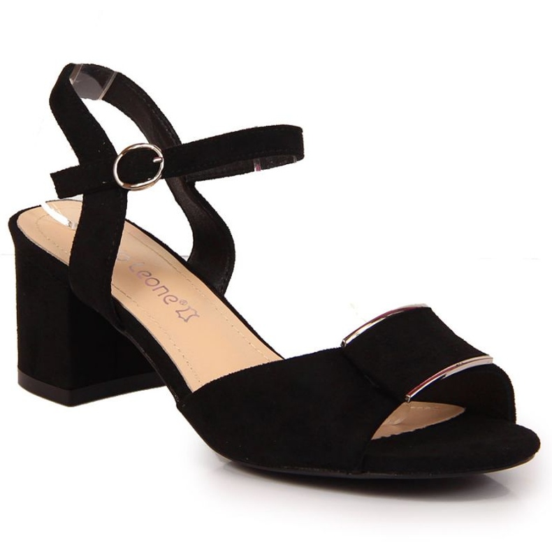 Sandálias no poste de Sergio Leone W SK139E preto