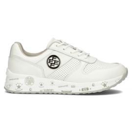 Tênis de couro Filippo DP3542 / 22 Wh branco