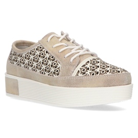 Sapatos de couro FILIPPO DP2026 / 22 Go golden dourado Sapatos de couro FILIPPO DP2026 / 22 Go golden dourado