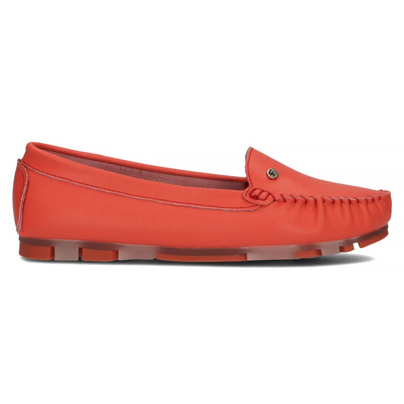 Mocassim de couro vermelho Filippo DP2037 / 22 Rd Li