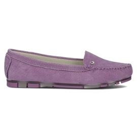 Mocassim de couro Filippo DP2037 / 22 Vi roxo