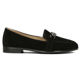 Mocassins de couro Filippo DP3626 / 22 Bk preto Mocassins de couro Filippo DP3626 / 22 Bk preto
