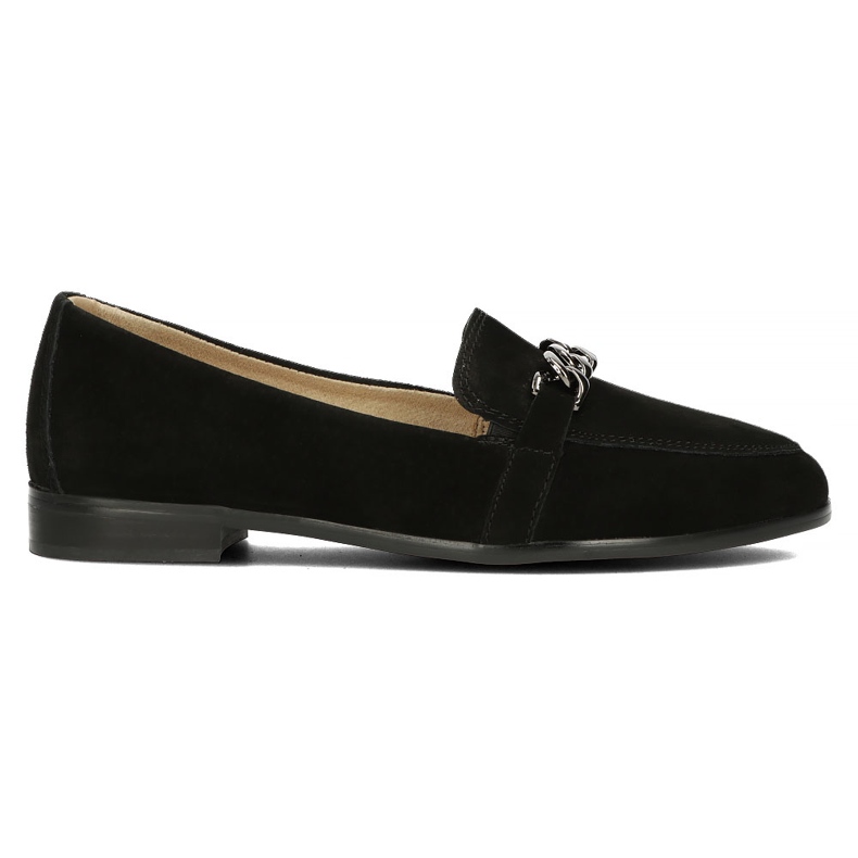 Mocassins de couro Filippo DP3626 / 22 Bk preto