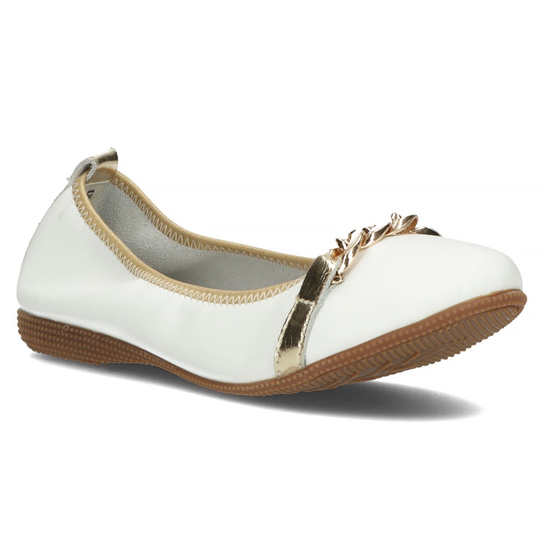 Bailarinas de couro Filippo DP3709 / 22 Wh branco