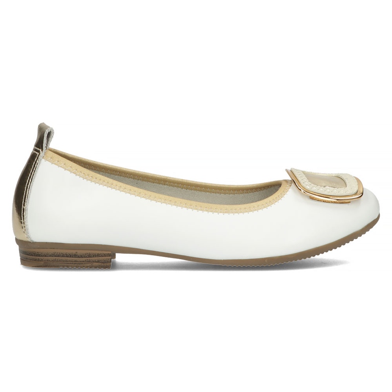 Sapatos de couro Filippo DP3661 / 22 Wh branco