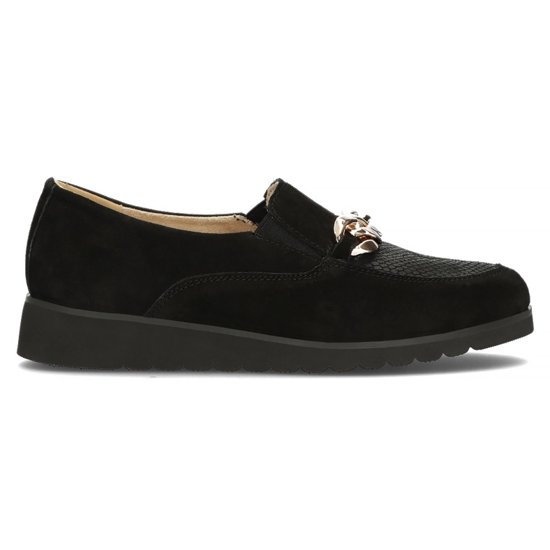 Sapatos de couro Filippo DP3696 / 22 Bk preto
