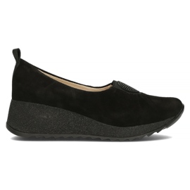 Sapatos de couro Filippo DP3646 / 22 Bk preto