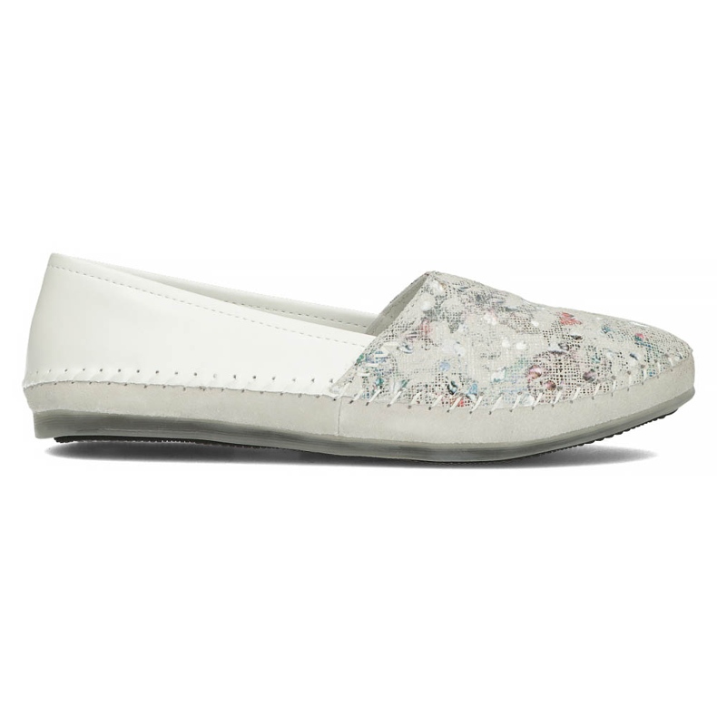 Sapatos de couro Filippo DP031 / 22 Wh Bl branco azul