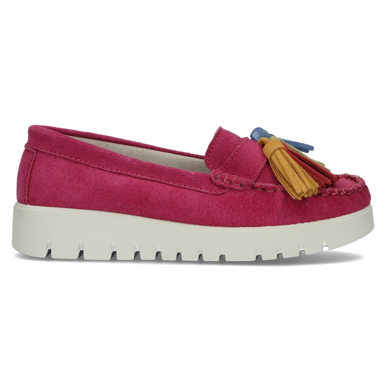 Sapatos de couro Filippo DP3535 / 22 Fh rosa