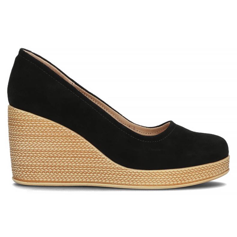 Sapatos de couro Filippo DP3521 / 22 Bk Su preto