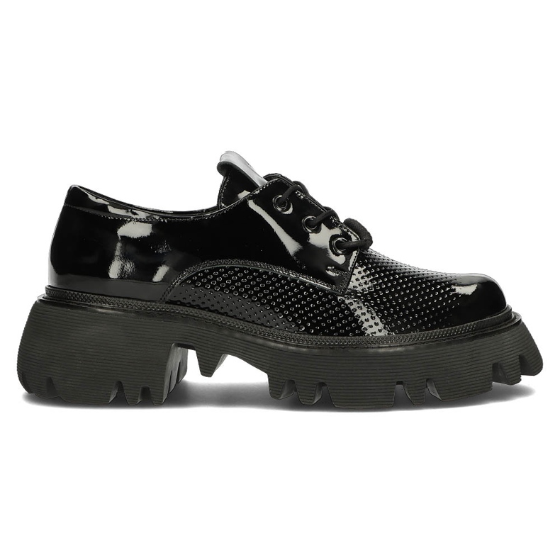 Sapatos de couro Filippo DP3909 / 22 Bk preto