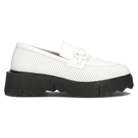 Sapatos de couro Filippo DP3910 / 22 Wh branco Sapatos de couro Filippo DP3910 / 22 Wh branco