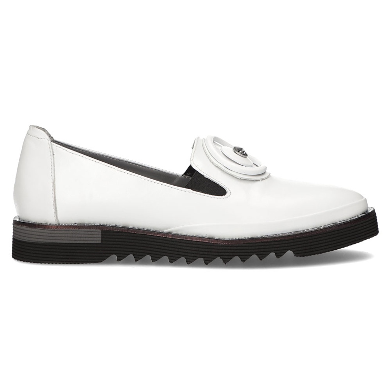 Sapatos de couro Filippo DP3915 / 22 Wh branco Sapatos de couro Filippo DP3915 / 22 Wh branco