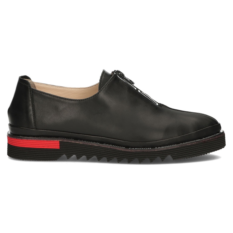 Sapatos de couro Filippo DP3916 / 22 Bk preto