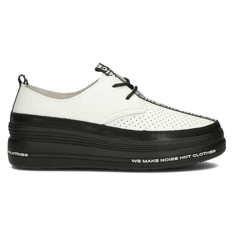 Sapatos de couro Filippo DP3624 / 22 Wh branco