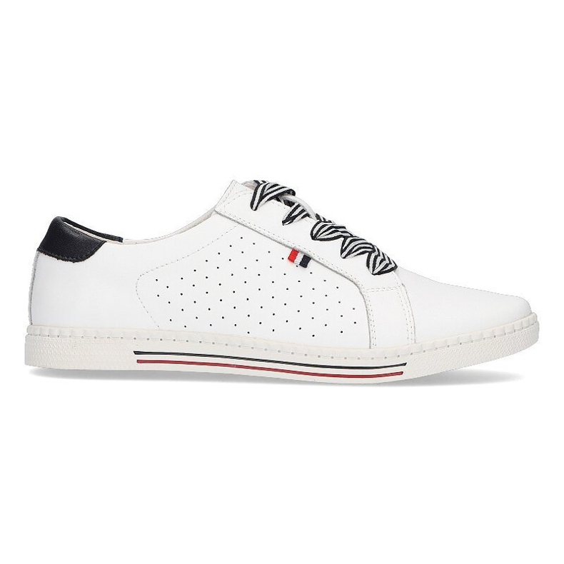 Sapatos de couro Filippo DP2154 / 22 Wh branco