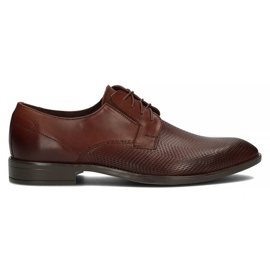 Sapatos de couro Filippo F56-73-52 marrom