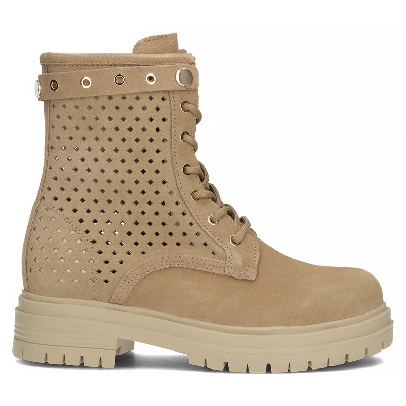 Botas de couro Filippo DBT3716 / 22 Bege