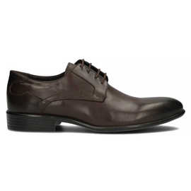 Sapatos de couro Filippo 3637 marrom Ceviz