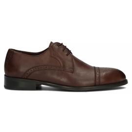 Sapatos de couro Filippo 508 marrom Coffe