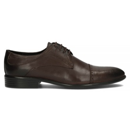 Sapatos de couro Filippo 3613 marrom Coffe