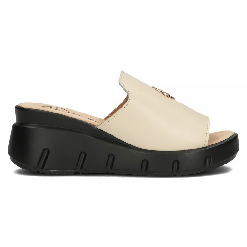 Chinelos de couro Filippo DK3596 / 22 Bege