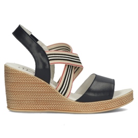 Sandálias de couro Filippo DS3520 / 22 Nv azul marinho azul-marinho