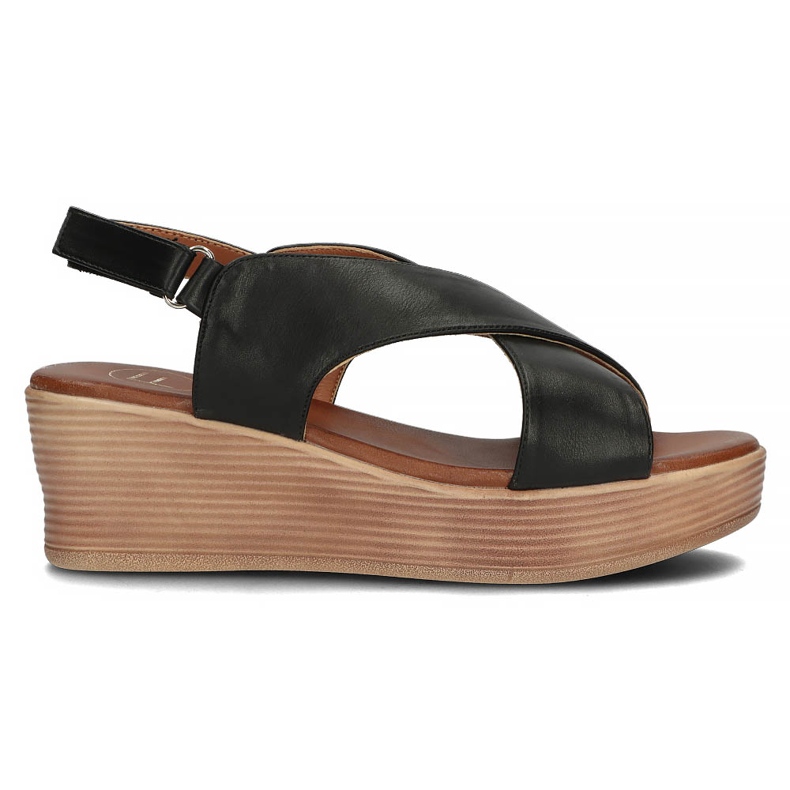 Sandálias pretas Filippo DS3609 / 22 Bk preto