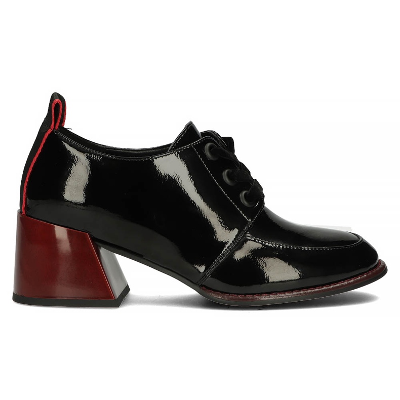 Sapatos de couro Filippo DP3732 / 22 Bk preto