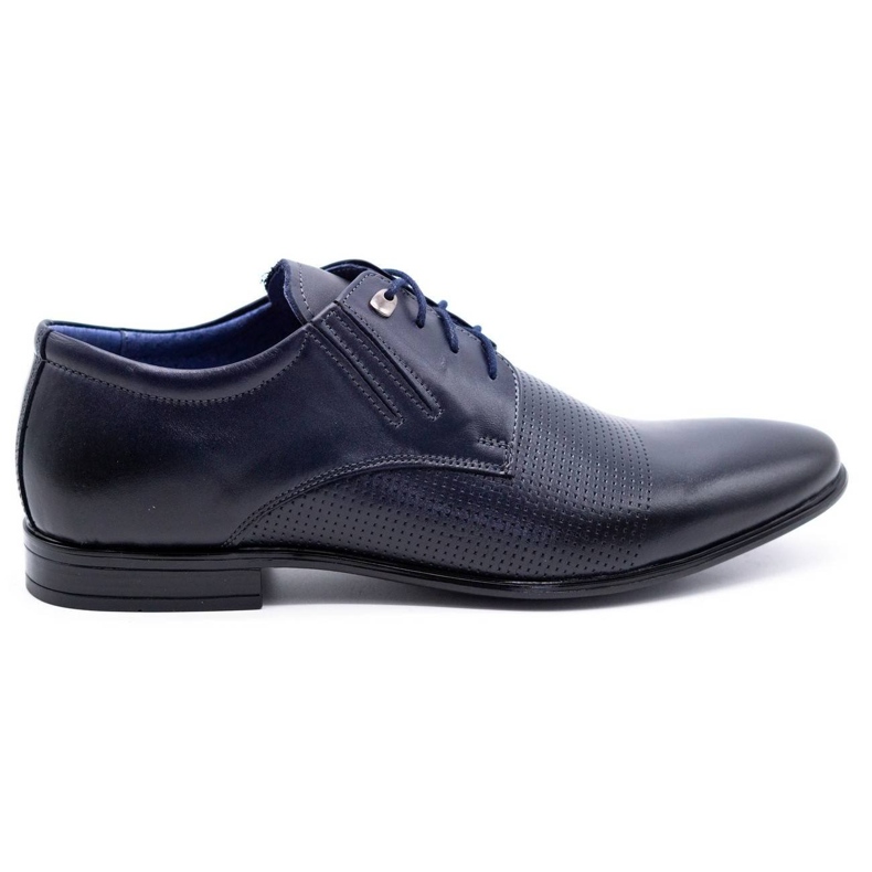Olivier Sapatos formais masculinos 482 azul marinho
