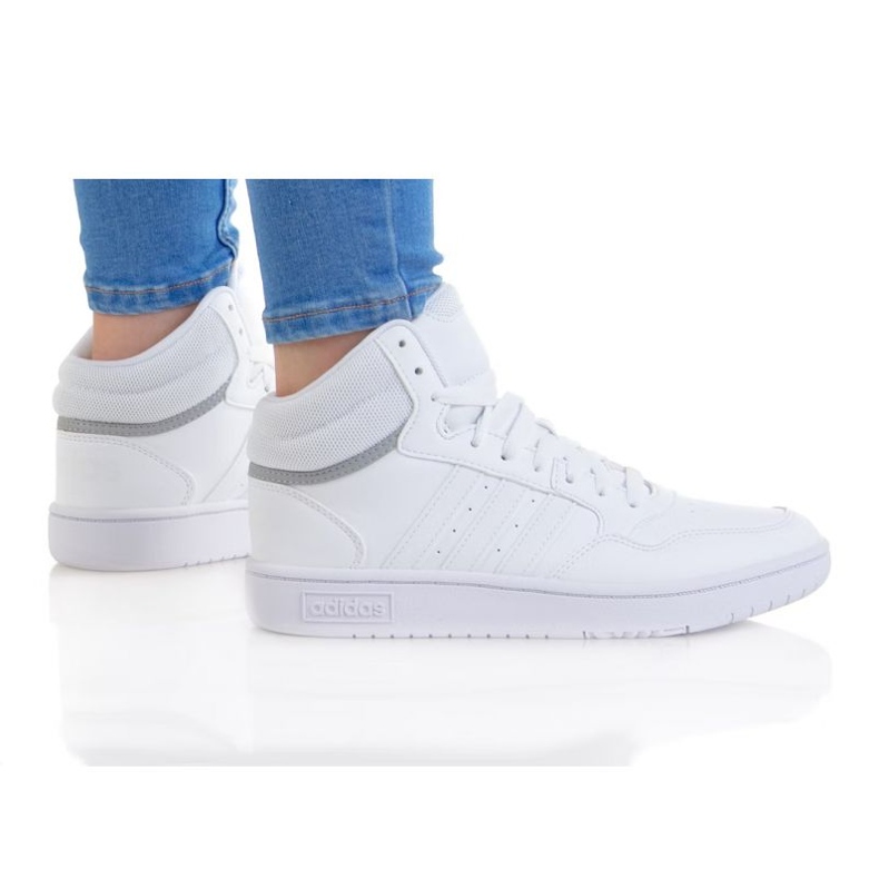 Tênis Adidas Hoops Mid 3.0 GW0401 branco