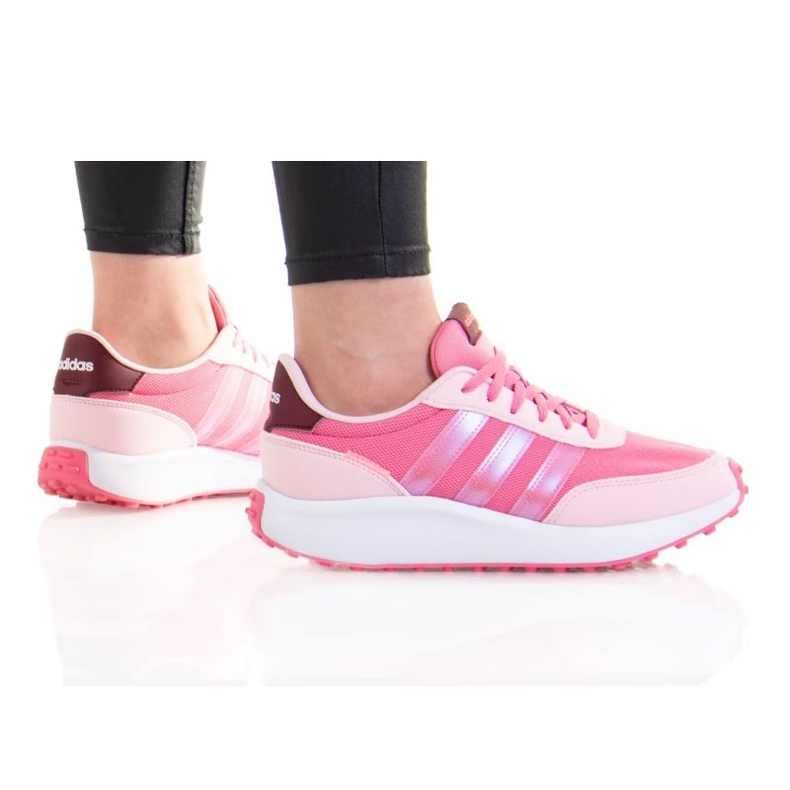 Tênis Adidas Run 70S K GW0235 rosa
