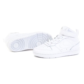 Tênis Nike Court Borough Mid 2 CD7783-100 branco Tênis Nike Court Borough Mid 2 CD7783-100 branco