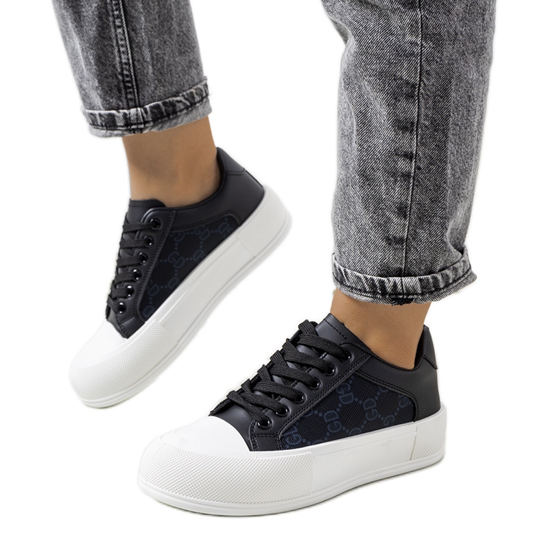 Tênis preto na plataforma Birkett