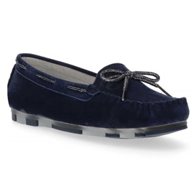 Mocassim de couro Filippo DP1203 / 20 Nv azul marinho azul-marinho