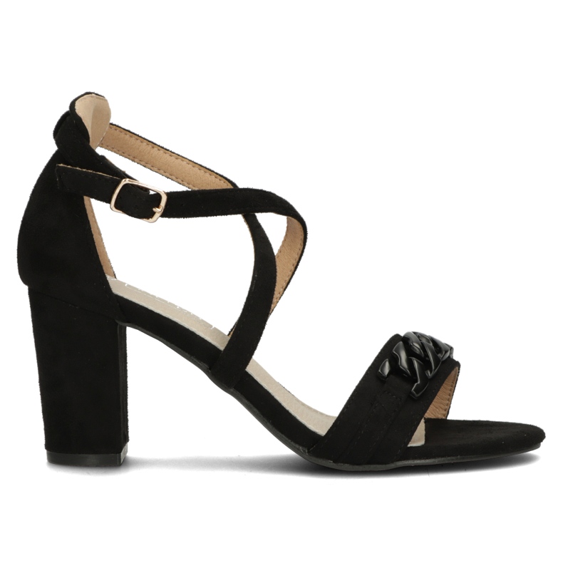 Sandálias pretas Filippo DS3665 / 22 Bk preto