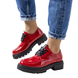 Sapatos lacados vermelhos Fallon Sapatos lacados vermelhos Fallon