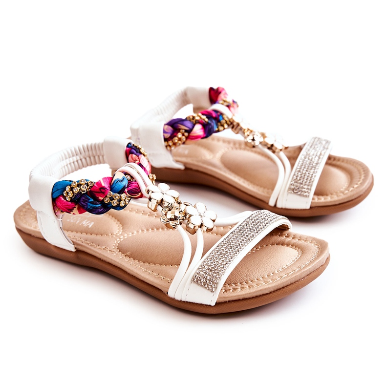 Sandália infantil branca Sammi Slip On branco