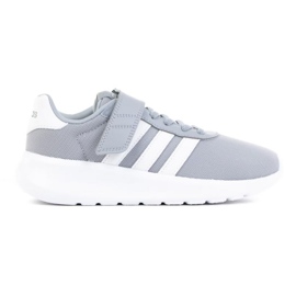 Tênis Adidas Lite Racer 3.0 El K Jr GW9118 branco cinza