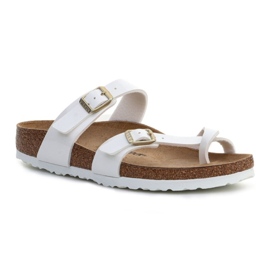 Birkenstock Mayari Patent White W 1005281 branco