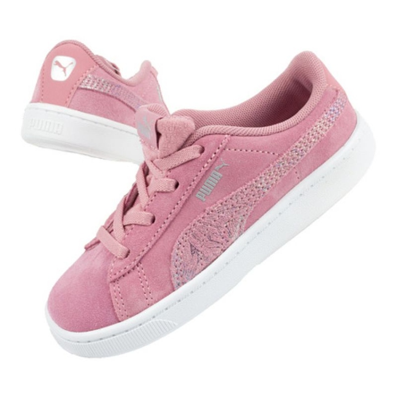 Sapatos Puma Vikky 373167 02 rosa