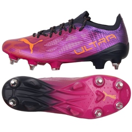 Chuteiras de futebol Puma Ultra 1.4 MxSG M 106718 03 roxo rosas e roxos