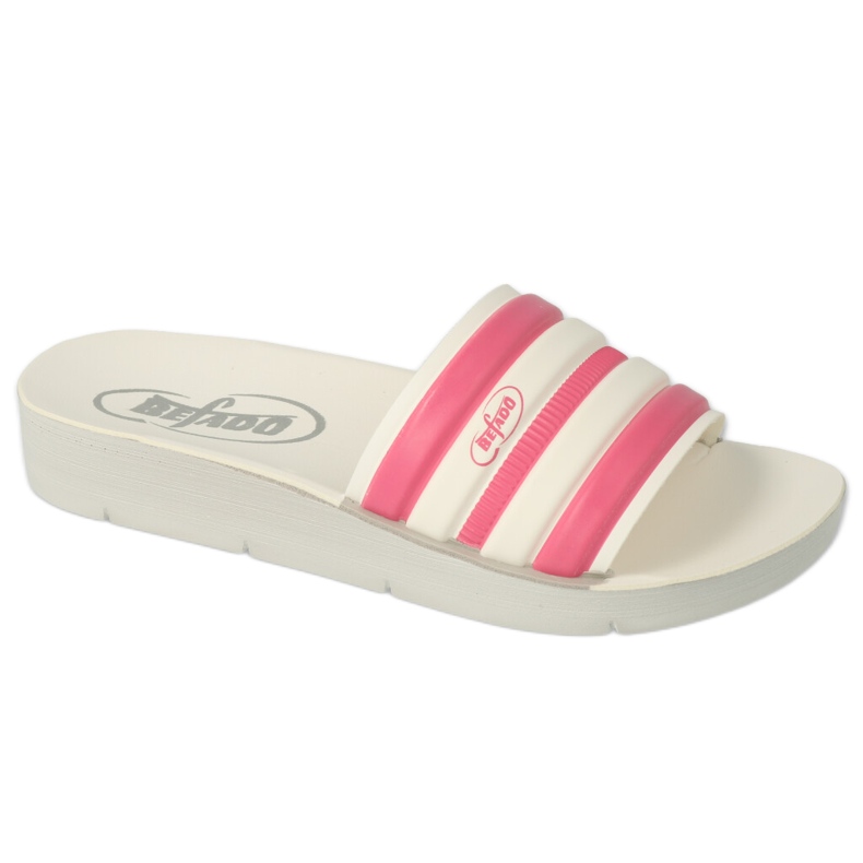 FLIP FLIP DE CRIANÇAS DE FOAM BEFADO 067Y002 BRANCO COM ROSA FLIP FLIP DE CRIANÇAS DE FOAM BEFADO 067Y002 BRANCO COM ROSA