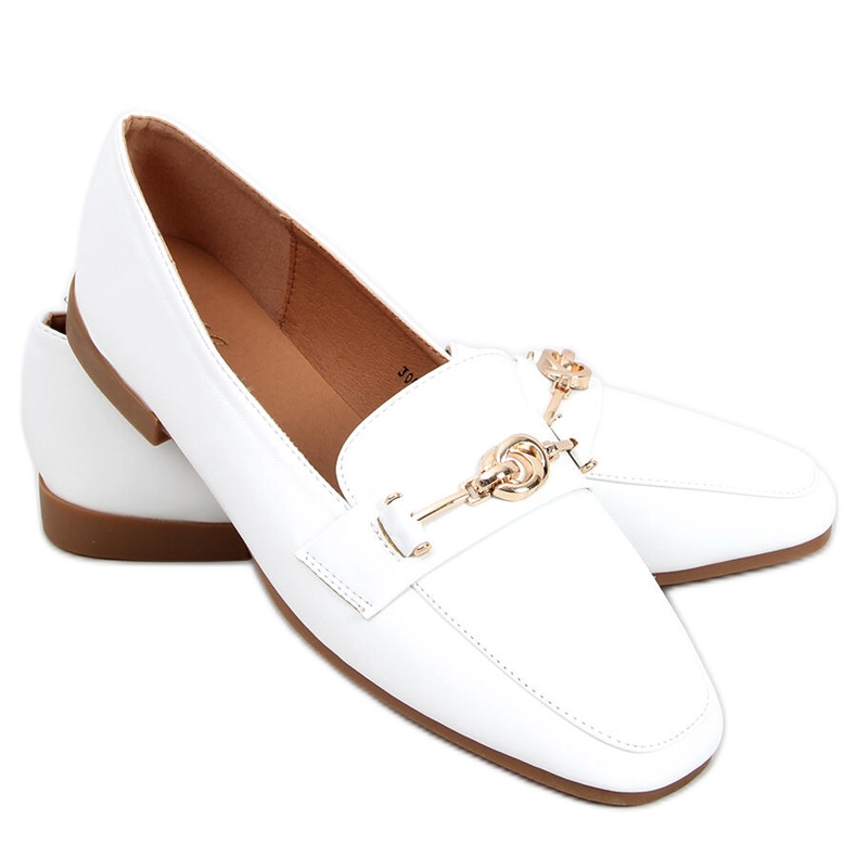 Mocassins femininos Tansy White branco